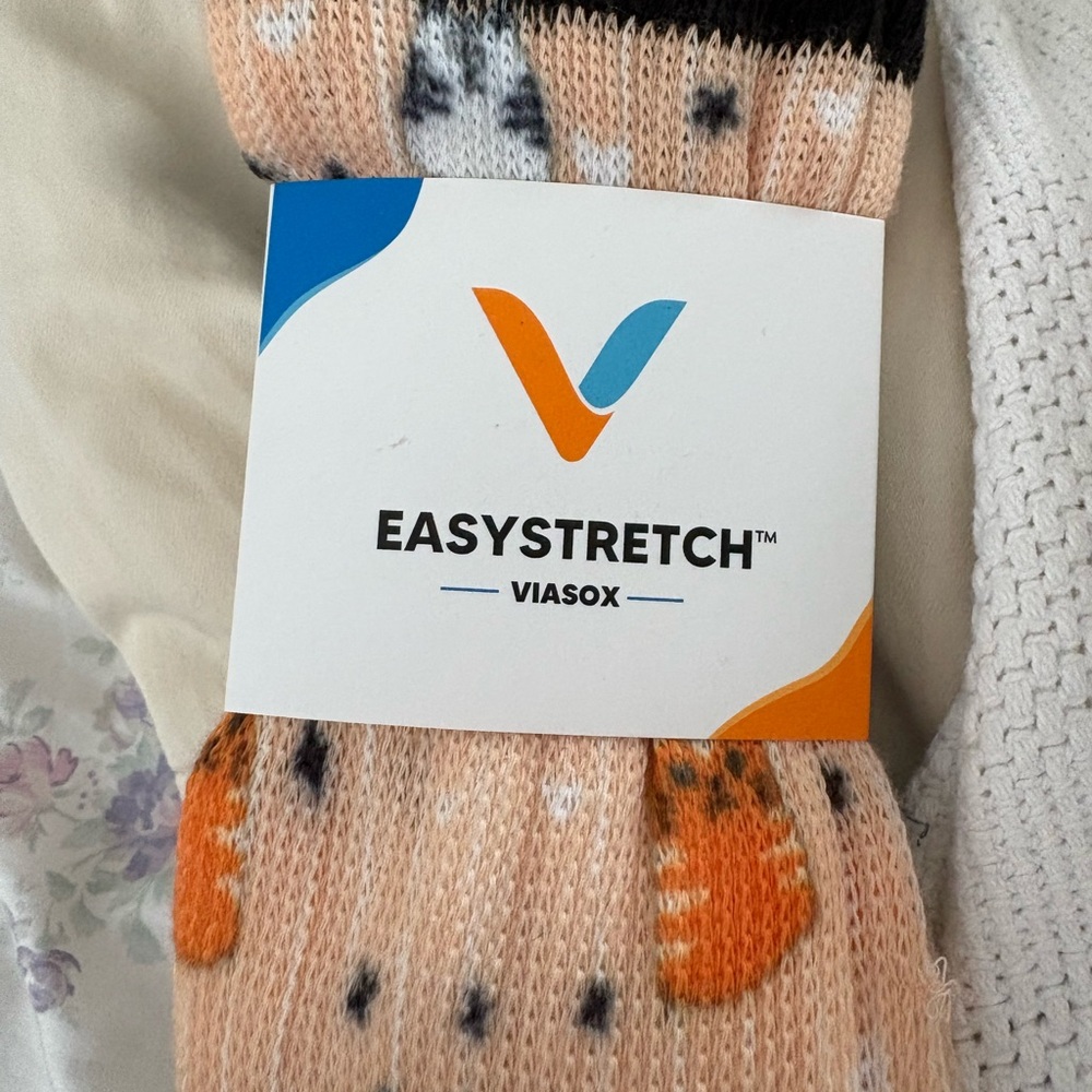 Viasox Black and Orange Socks